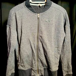 Under Armour Women's Threadborn
Bomber Jacket Gray with Black